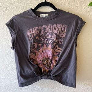 The Doors Graphic Tee in Gray